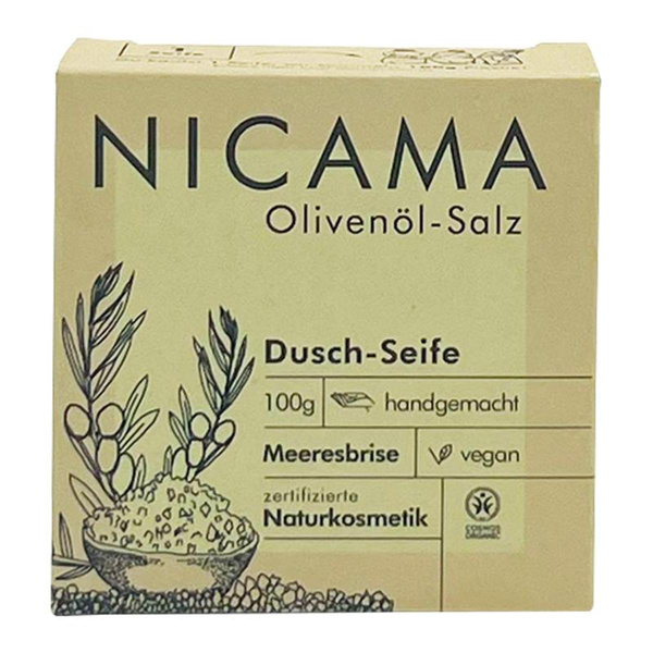 Produktfoto zu Dusch-Seife Olivenöl Salz 100g