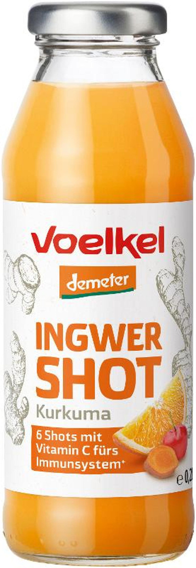 Produktfoto zu Shot Ingwer Kurkuma 280ml