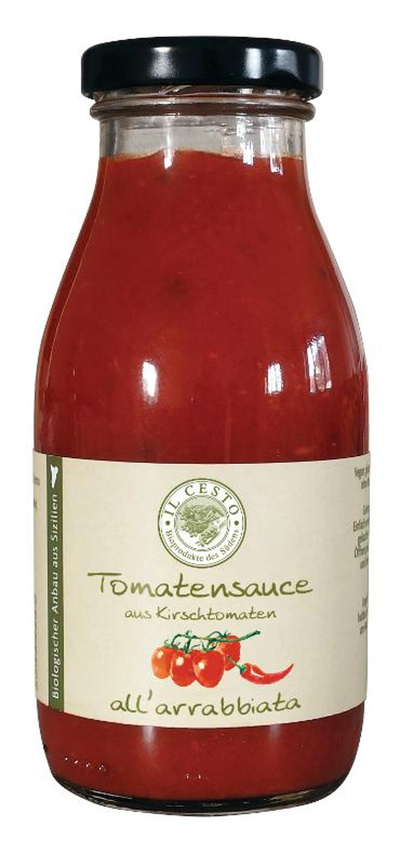 Produktfoto zu Tomatensauce all´arrabbiata 250ml