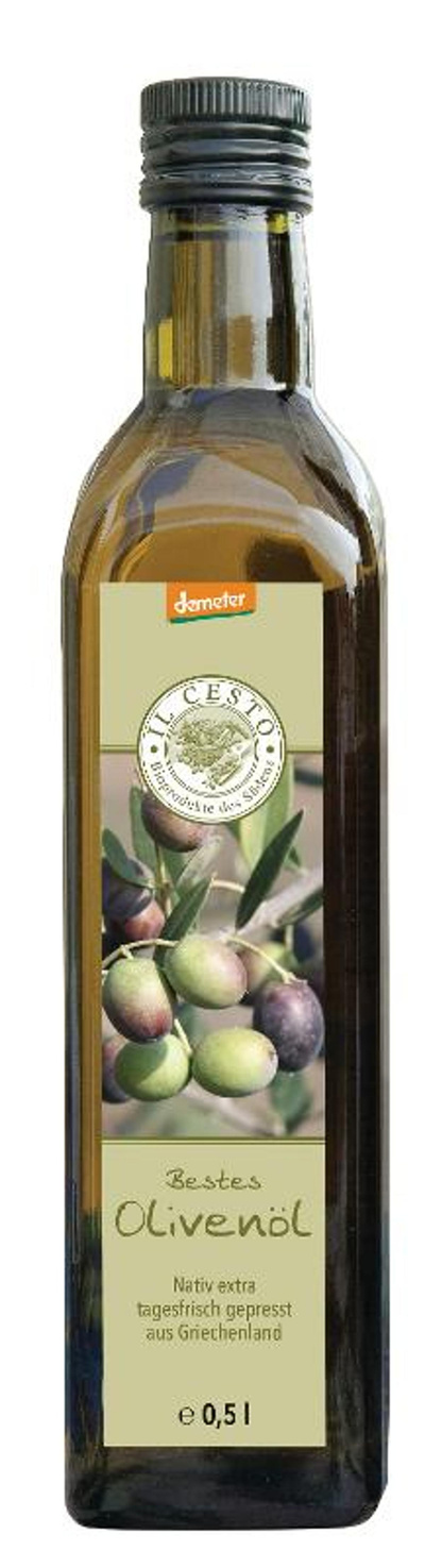 Produktfoto zu Demeter Olivenöl nativ extra 0,5l