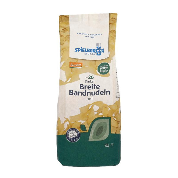 Produktfoto zu Breite Dinkel-Bandnudeln 500g