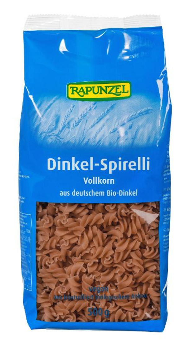 Produktfoto zu Dinkel Spirelli Vollkorn 500g