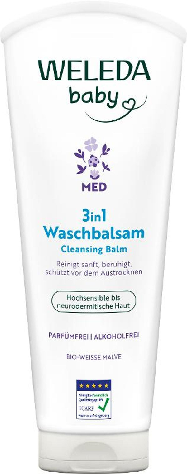 Produktfoto zu 3in1 Waschbalsam Baby Weiße Malve