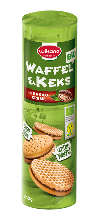 Produktfoto zu Waffel & Keks mit Kakaocreme 240g