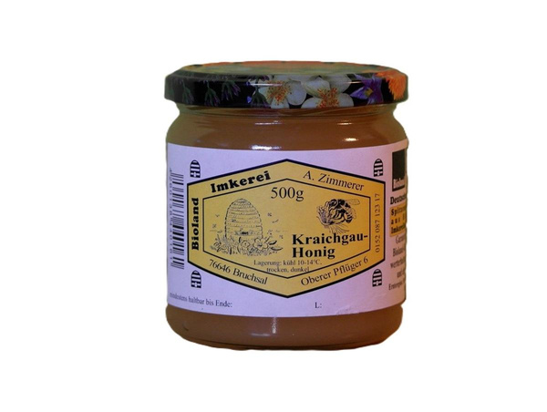 Produktfoto zu Kraichgauhonig 500g