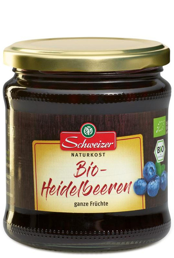 Produktfoto zu Bio-Heidelbeeren 370ml