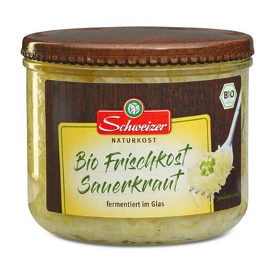Produktfoto zu Sauerkraut frisch 410g Glas