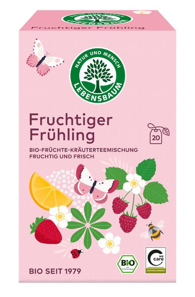 Produktfoto zu Fruchtiger Frühlingstee Beutel