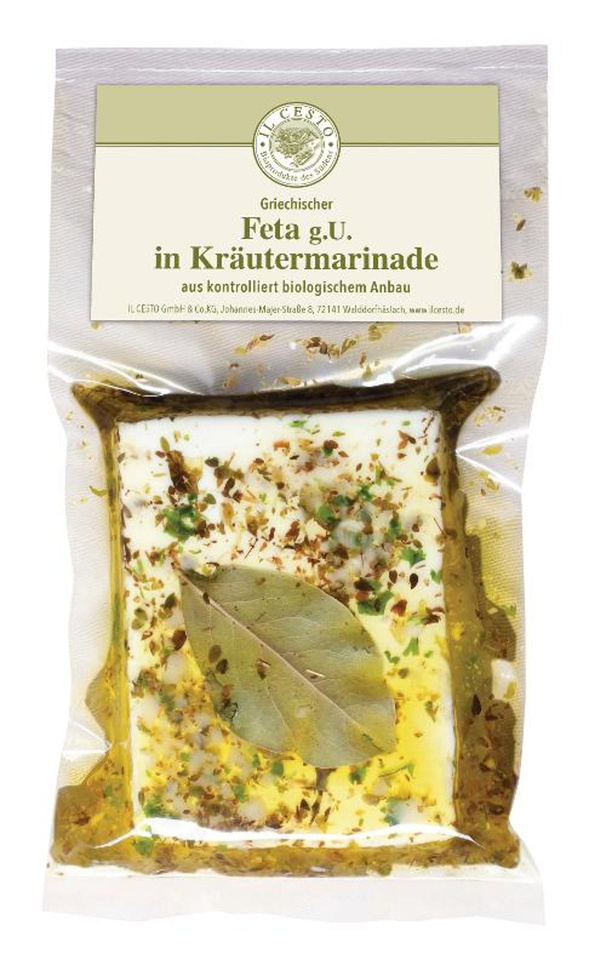 Produktfoto zu Griechischer Feta mariniert 160g
