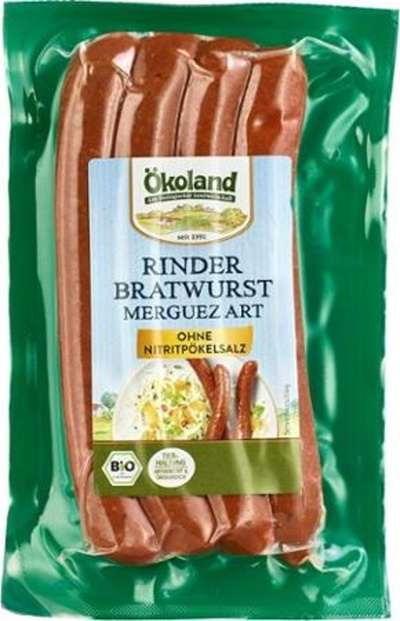 Produktfoto zu Rinderbratwurst Merguez Art 4 Stück