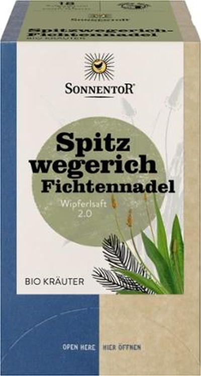 Produktfoto zu Spitzwegerich Fichtennadel Tee