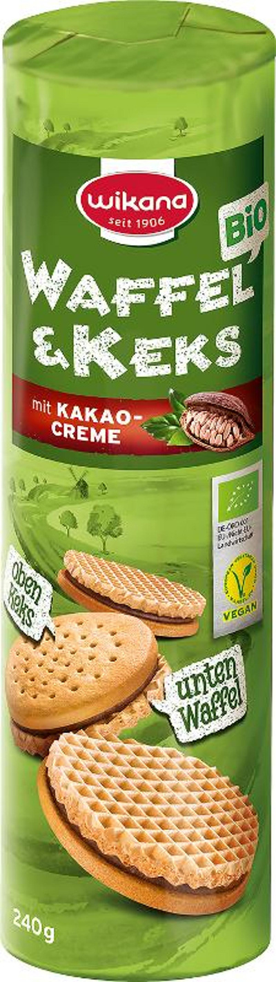 Produktfoto zu Waffel & Keks mit Kakaocreme 240g