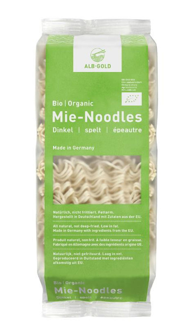 Produktfoto zu Mie Noodles Dinkel hell 250g