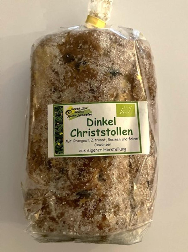 Produktfoto zu Dinkel-Christstollen 400g