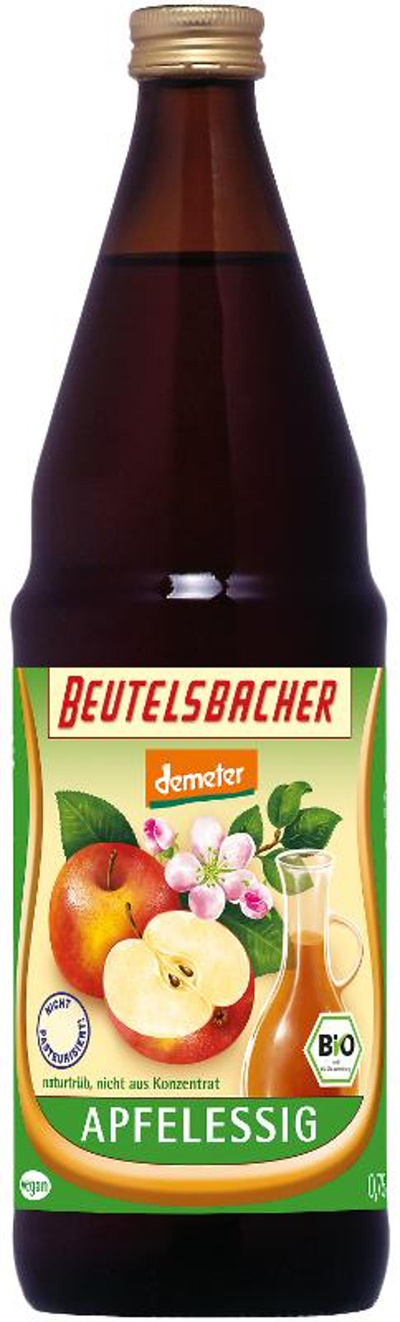 Produktfoto zu Demeter Apfelessig naturtrüb 0,75l