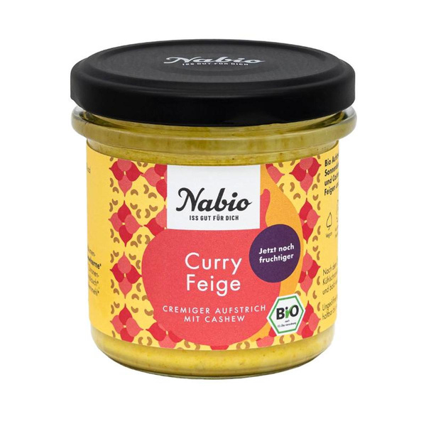 Produktfoto zu Nabio Creme Curry Feige 135g