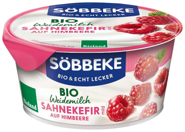 Produktfoto zu Sahnekefir Himbeere 150g