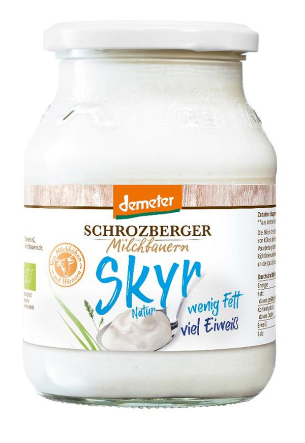 Produktfoto zu Demeter Skyr natur 0,2% Fett 500g