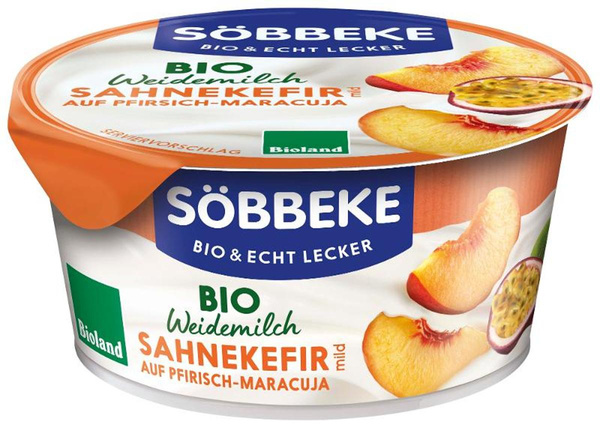 Produktfoto zu Sahnekefir Pfirsich Maracuja 150g