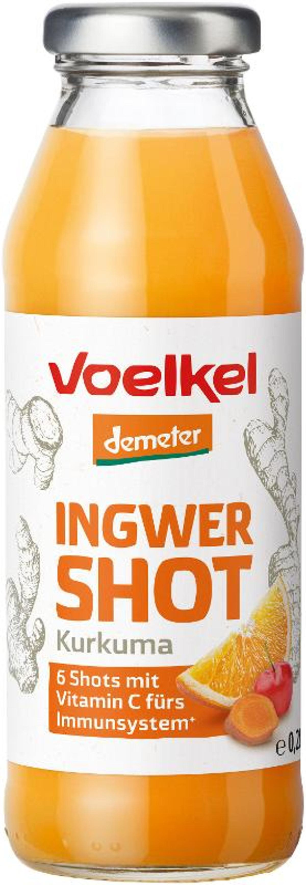 Produktfoto zu Shot Ingwer Kurkuma 280ml