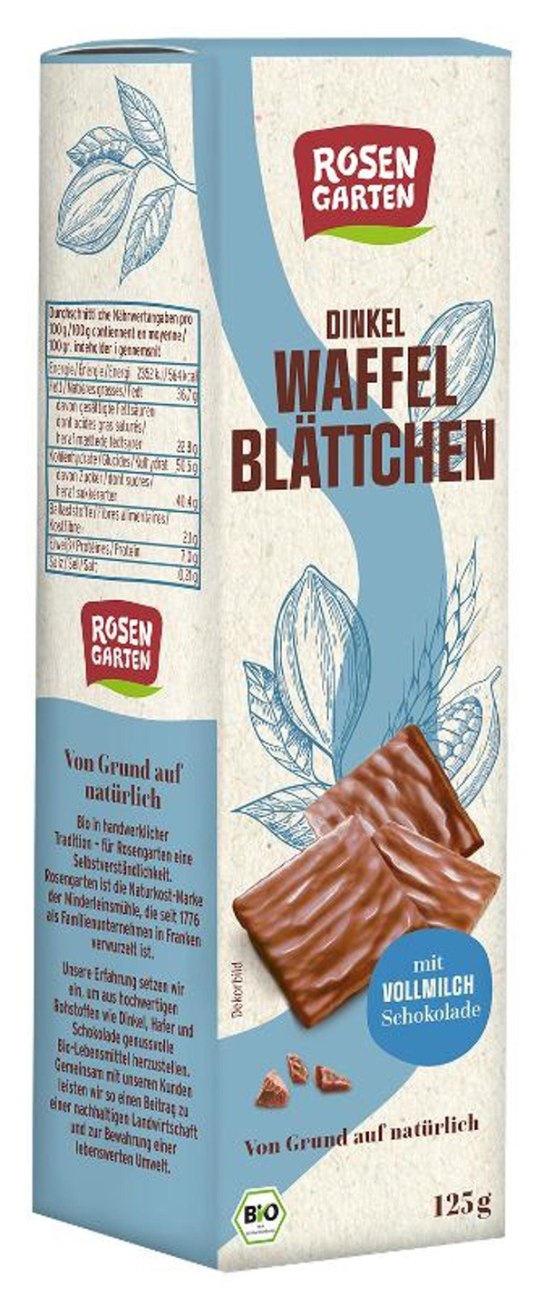 Produktfoto zu Dinkel-Waffelblättchen 125g