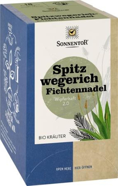 Produktfoto zu Spitzwegerich Fichtennadel Tee