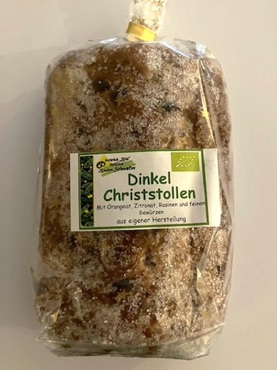 Produktfoto zu Dinkel-Christstollen 400g