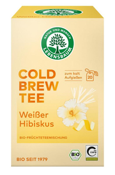 Produktfoto zu Cold Brew Weißer Hibiskus 20 Btl.