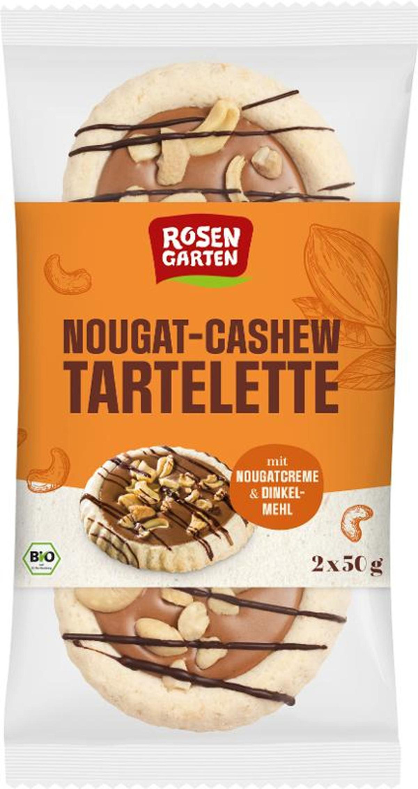 Produktfoto zu Cashew-Nougat-Tartlette Duo 100g