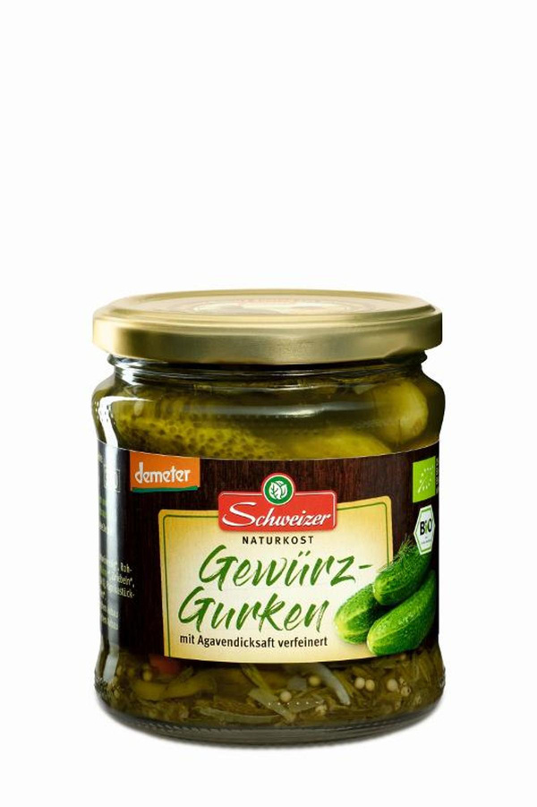 Produktfoto zu Demeter Gewürzgurken 330ml