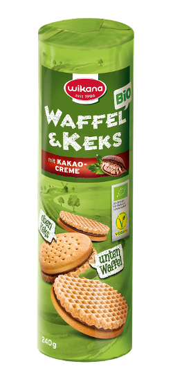 Produktfoto zu Waffel & Keks mit Kakaocreme 240g
