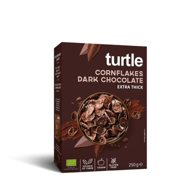 Produktfoto zu Cornflakes dunkle Schokolade 250g