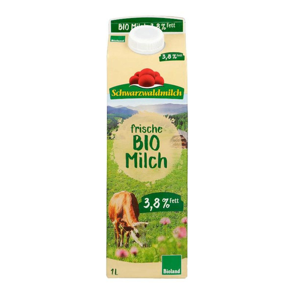 Produktfoto zu Schwarzwald Vollmilch 3,8% Fett 1l
