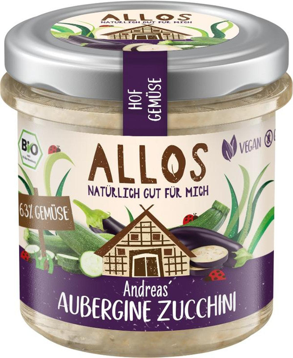Produktfoto zu Aufstrich Hofgemüse Aubergine 135g