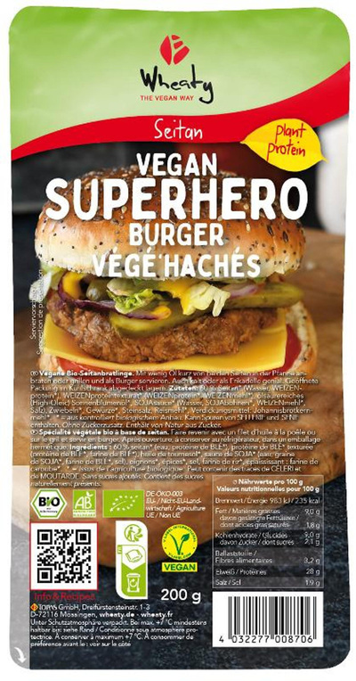 Produktfoto zu Superhero Burger 200g