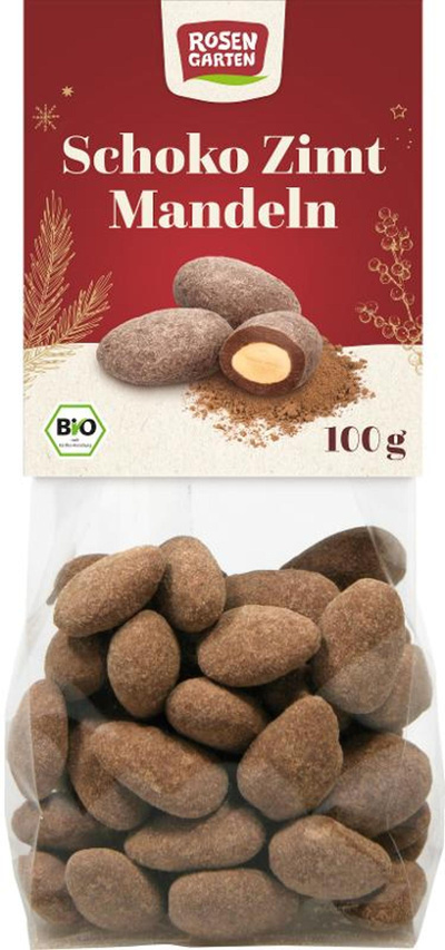 Produktfoto zu Zimt-Schoko-Mandeln 100g