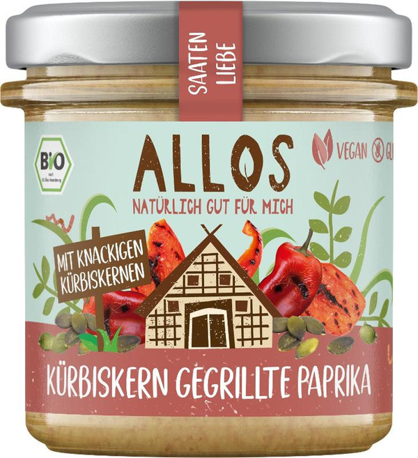 Produktfoto zu Saatenliebe Kürbiskerne gegrillte Paprika 135g