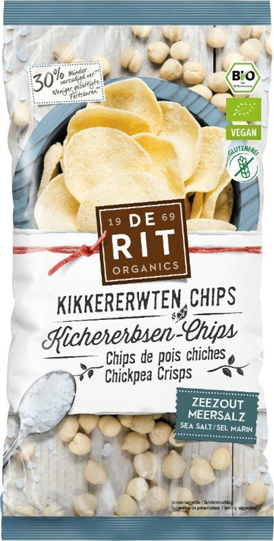 Produktfoto zu Kichererbsen-Chips Meersalz 75g