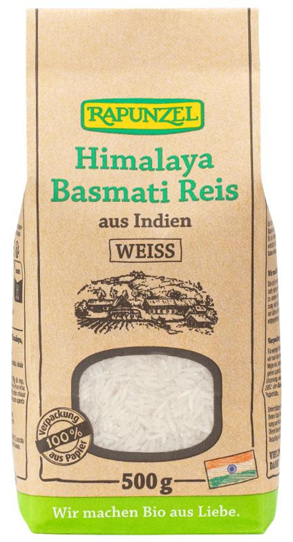 Produktfoto zu Himalaya Basmati Reis weiß 500g