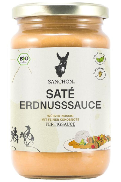 Produktfoto zu Erdnusssauce Saté 340g