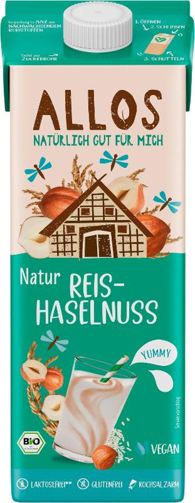 Produktfoto zu Reis-Haselnussdrink