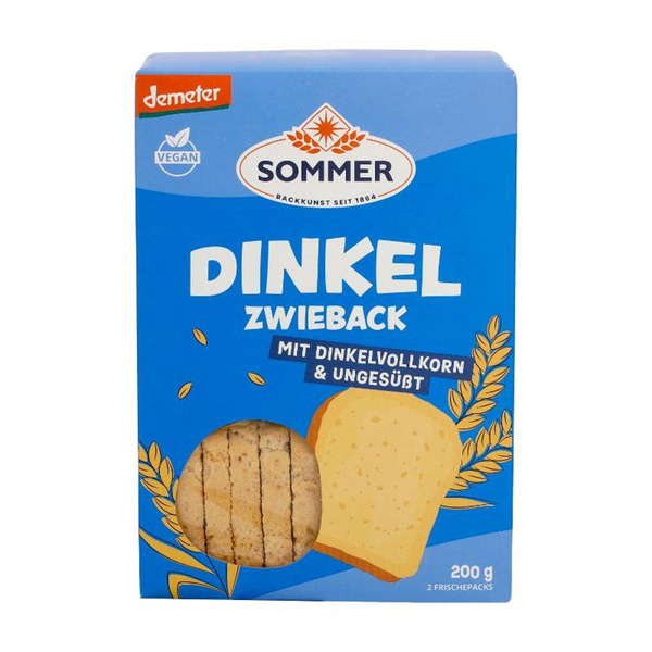 Produktfoto zu Demeter Dinkel Zwieback 200g