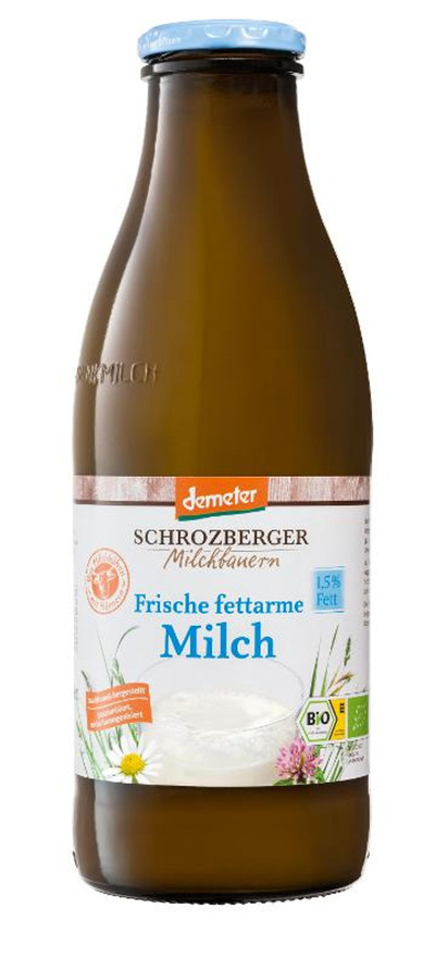 Produktfoto zu Frische fettarme Milch 1,5% Fett 1l Flasche