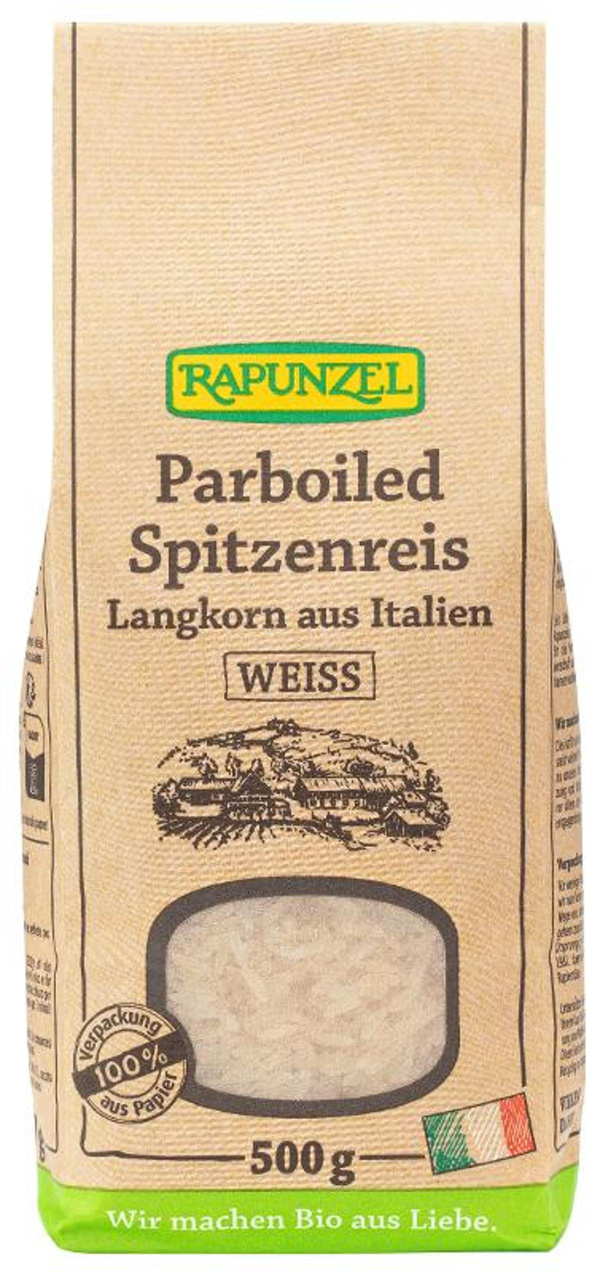 Produktfoto zu Parboiled Spitzenreis Langkorn weiß  500g