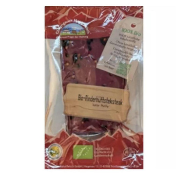 Produktfoto zu Rinderhüftsteak mariniert Bunter Pfeffer 1St.