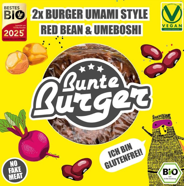 Produktfoto zu Red Bean Burger Umami-Style