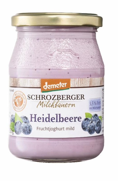 Produktfoto zu Heidelbeerjoghurt 250g Glas