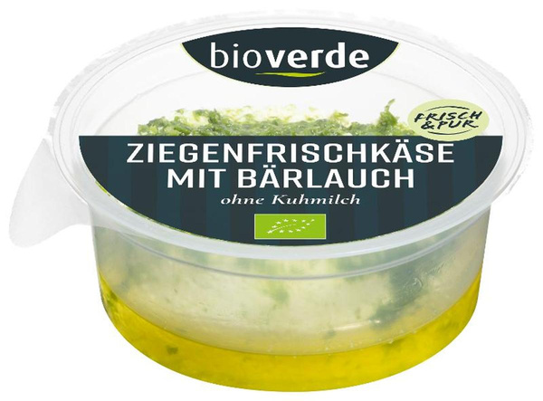 Produktfoto zu Ziegenfrischkäse Bärlauch 100g