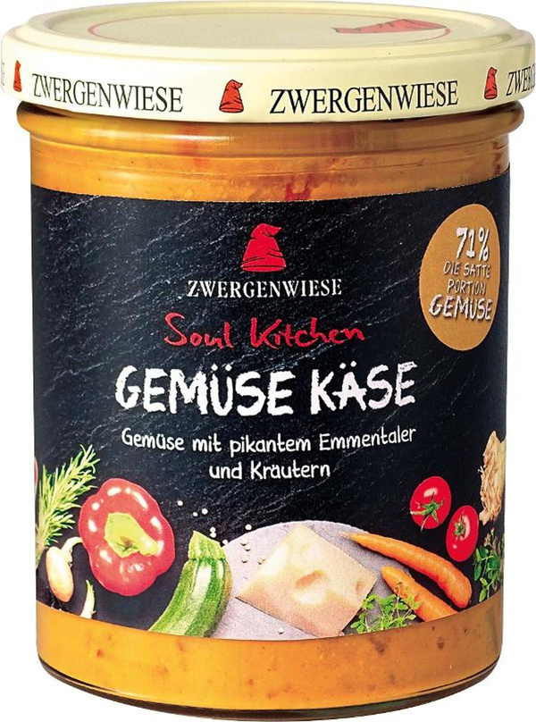 Produktfoto zu Soul Kitchen Gemüse Käse 370g