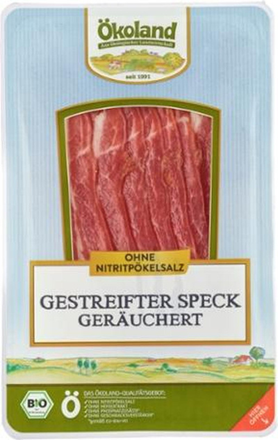 Produktfoto zu Gestreifter Speck 100g